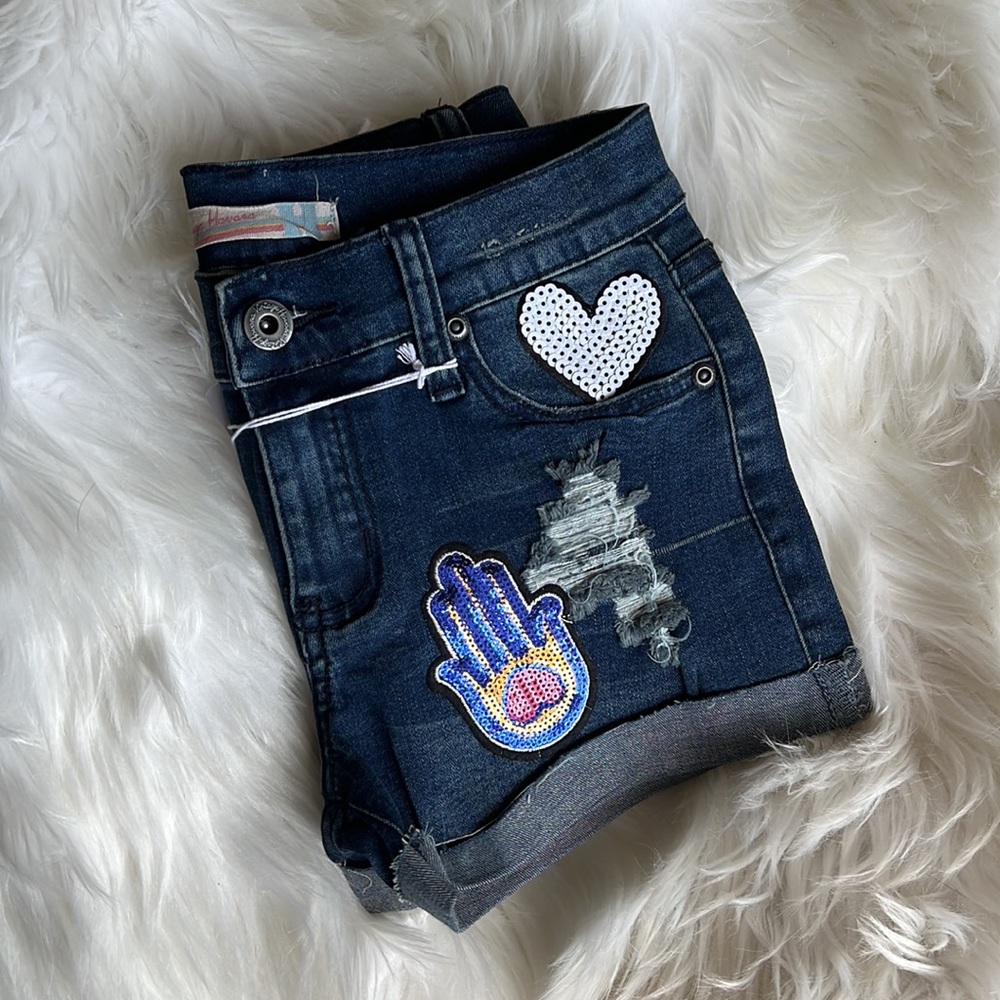 Vintage Havana patchwork Shorts size 10/12 big kids New with tags - Picture 7 of 7
